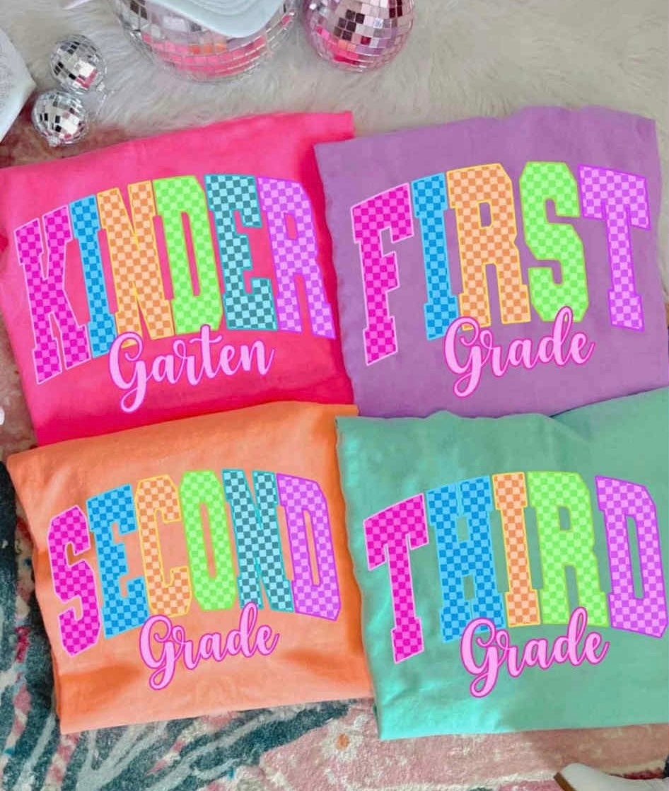 Neon Checkered Grade