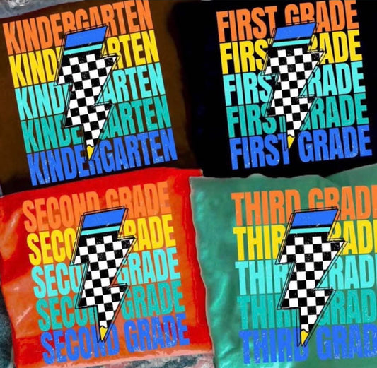 Checkered Boy Pencil Custom Grade