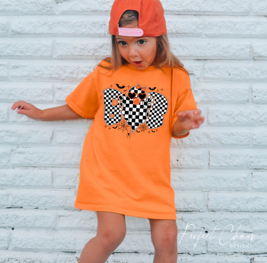 Checkered Boo Ghost
