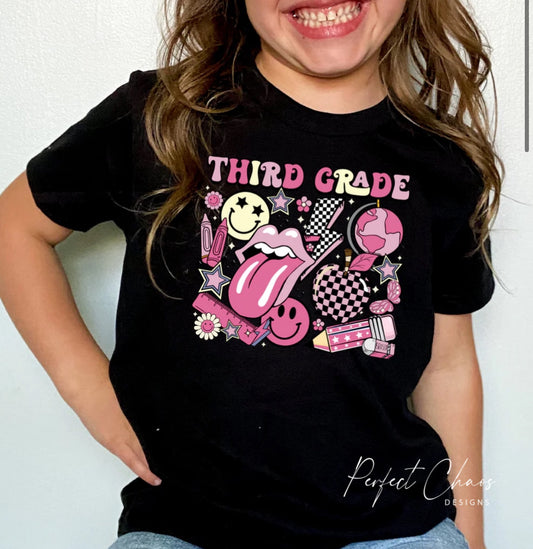 Girls Retro Grade - Back to School