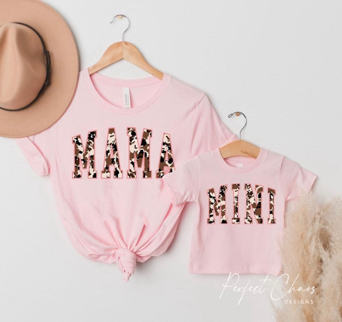 Mama + Mini Cow Print