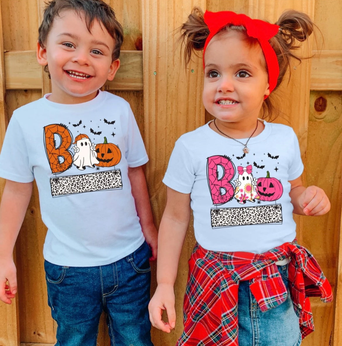 Personalized Orange Boo