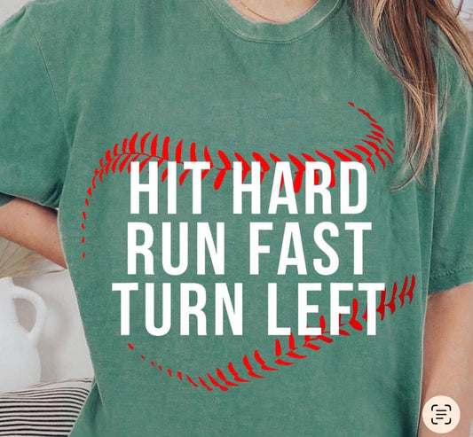 Hit hard run fast turn left