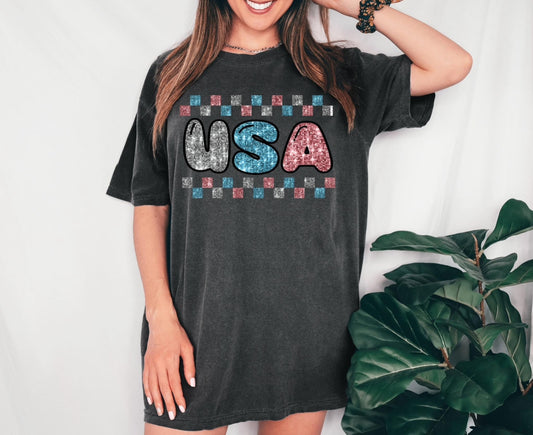 USA Glittery like