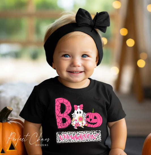 Personalized Pink Boo