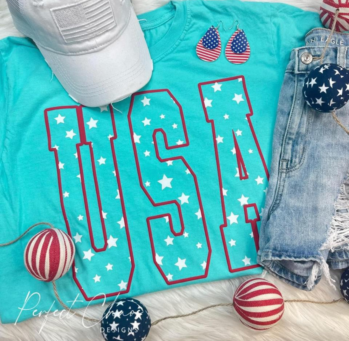 USA Stars Puff