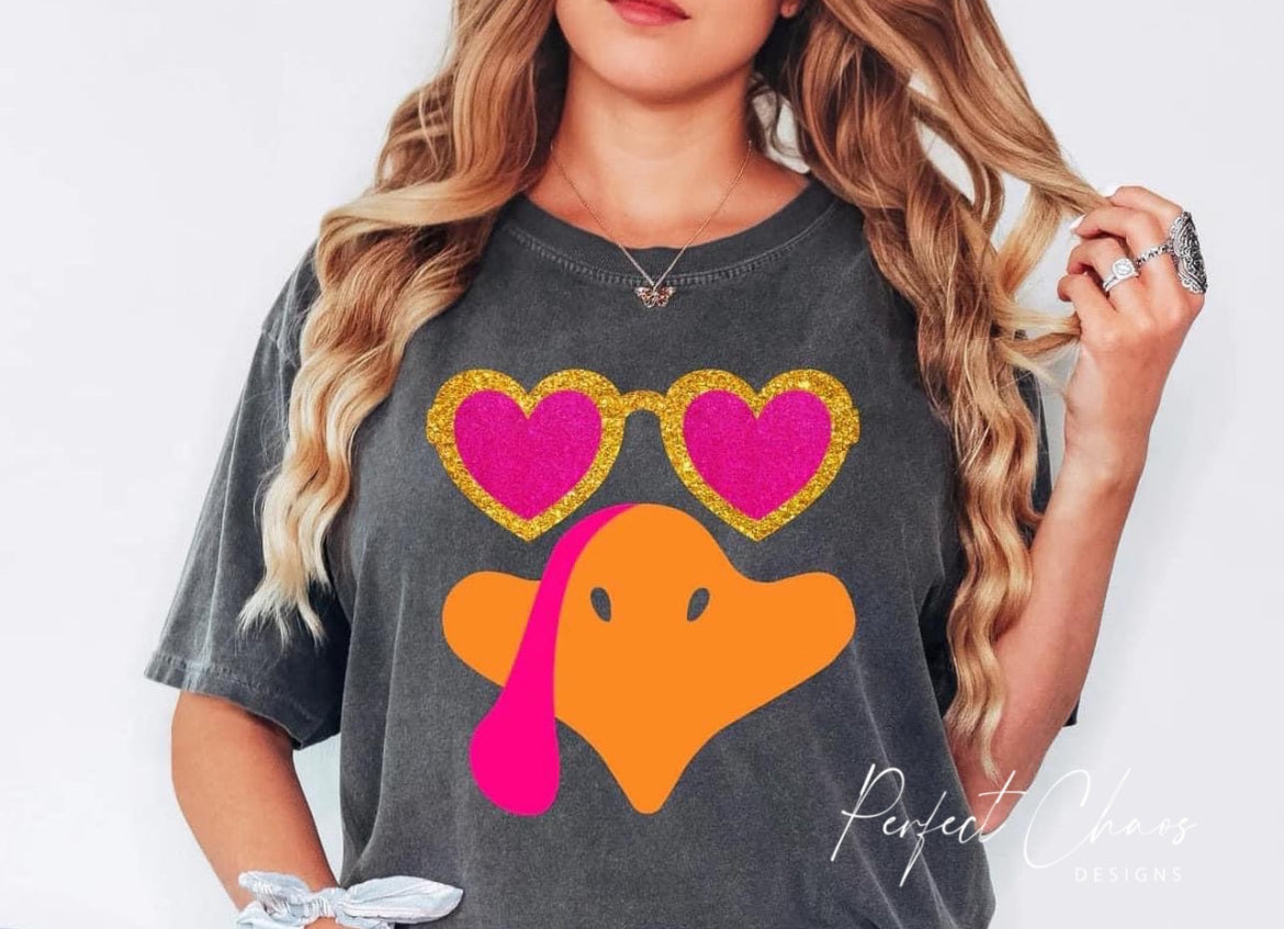 Turkey Face + Heart Eyes