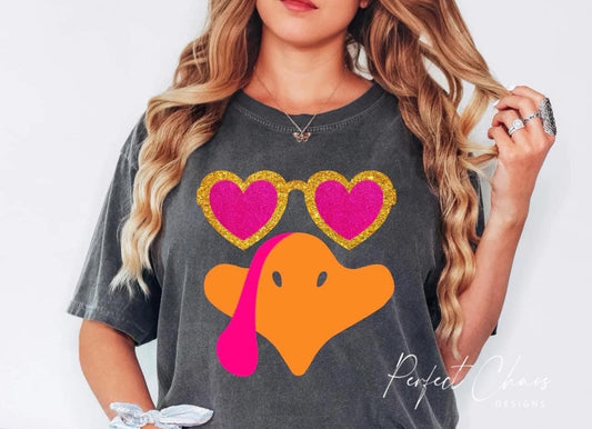 Turkey Face + Heart Eyes