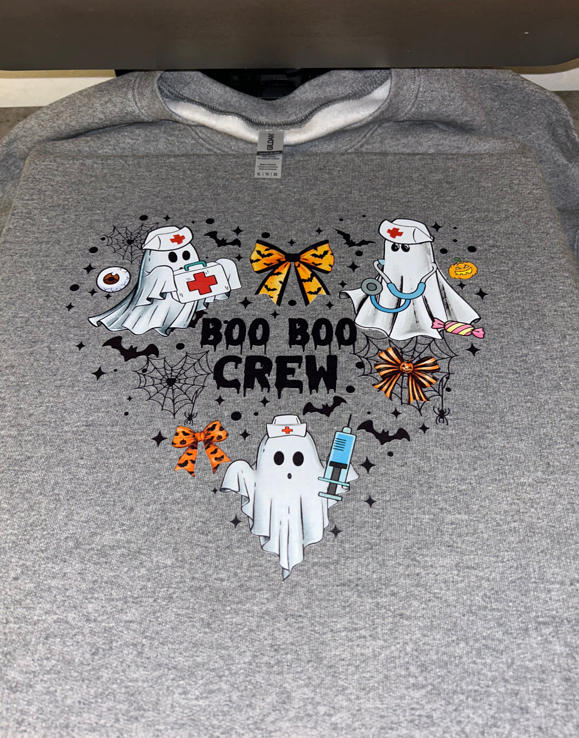 Boo Boo Crew Halloween Heart