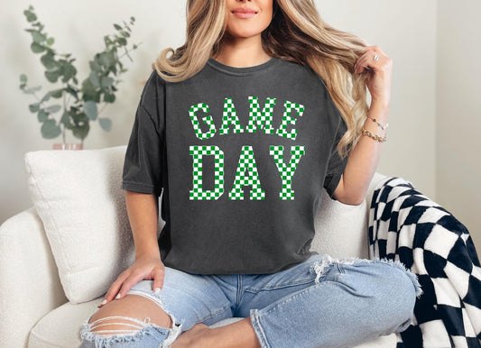 Game Day Checkered - Green