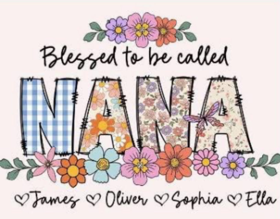 Blessed to be called Nana - Custom W/ Names
