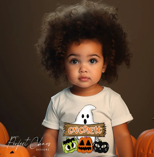 Personalized Ghost Pumpkin