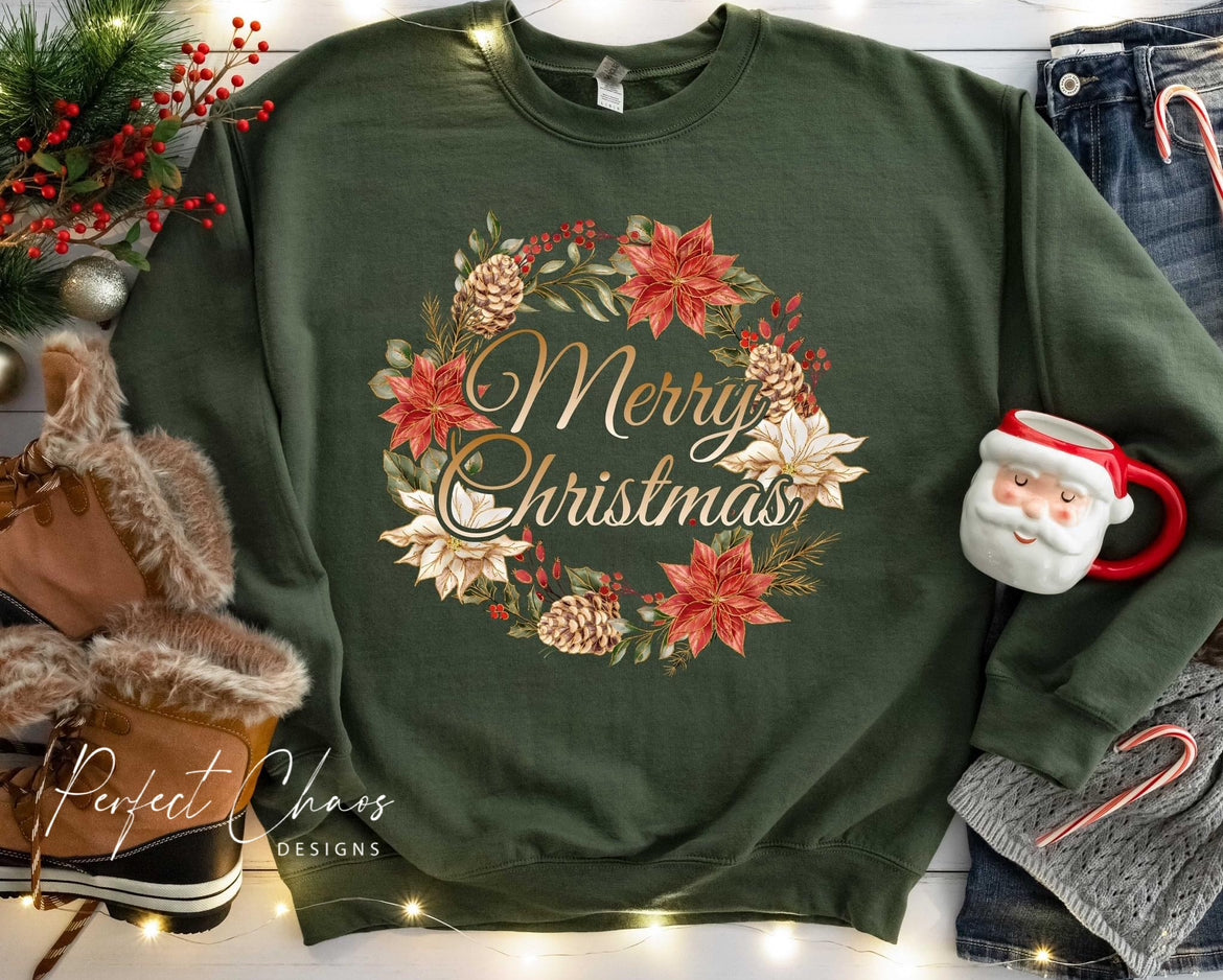 Merry Christmas Wreath