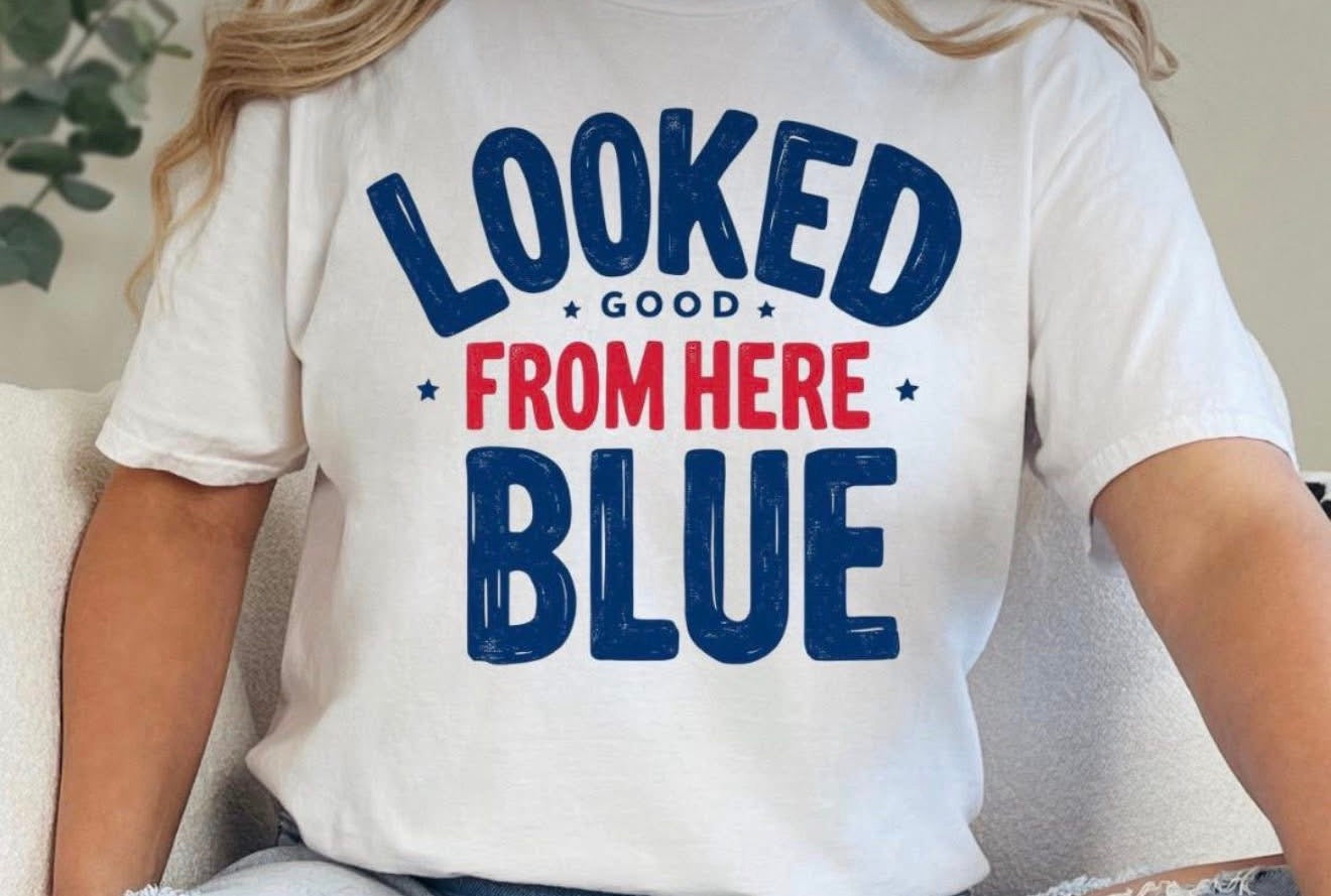 Looked good from here blue