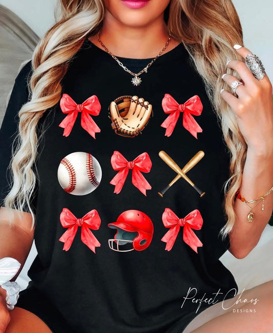 Baseball Bow Coquette