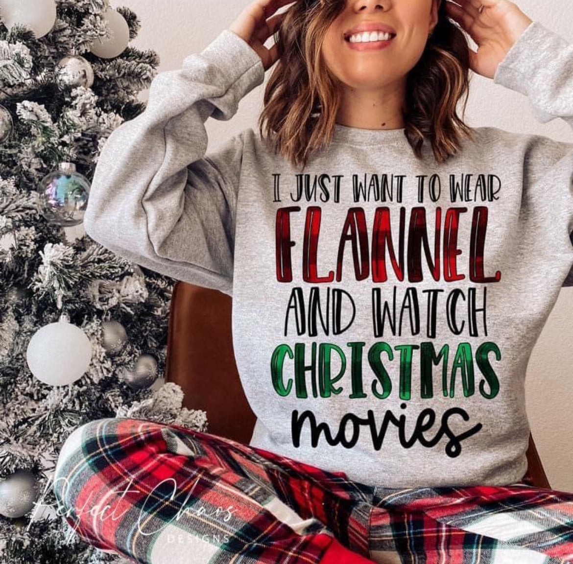 I just want to wear flannel and watch Christmas Movies