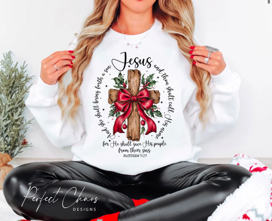 Jesus he shall save his people
