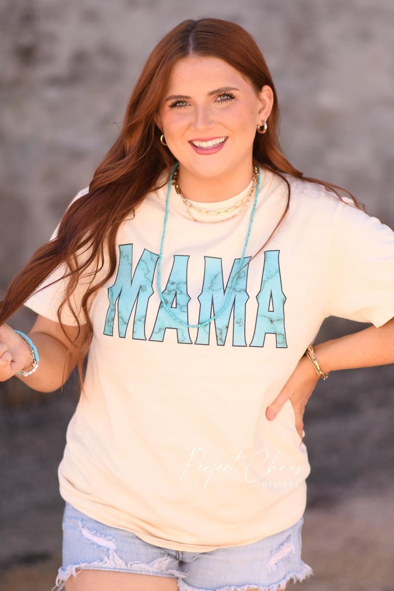 Mama Turquoise Marble
