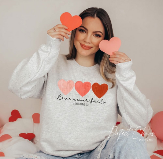 Love never fails