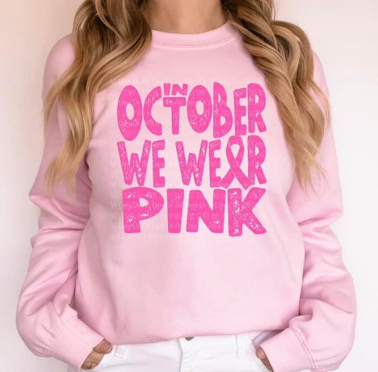 In October We Wear Pink