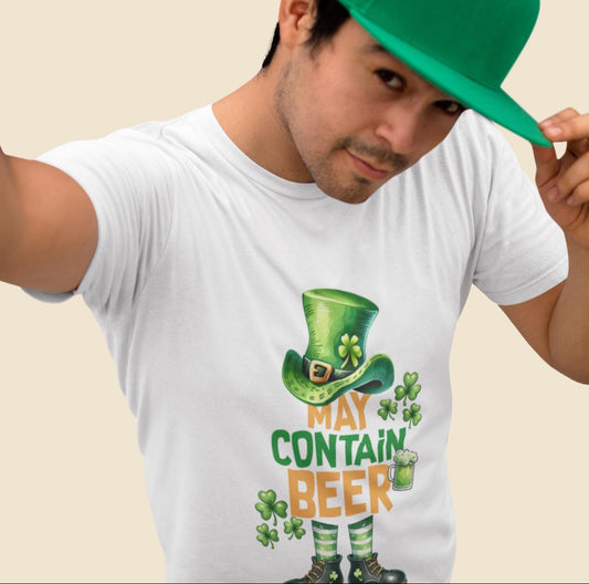 Contains beer