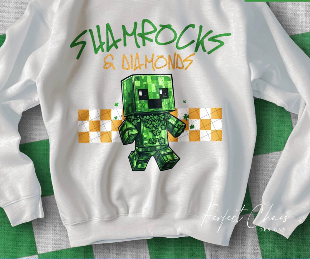 Shamrocks and diamonds
