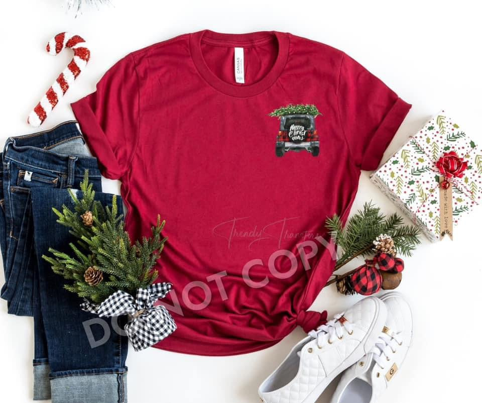 Merry Christmas Jeep - Pocket