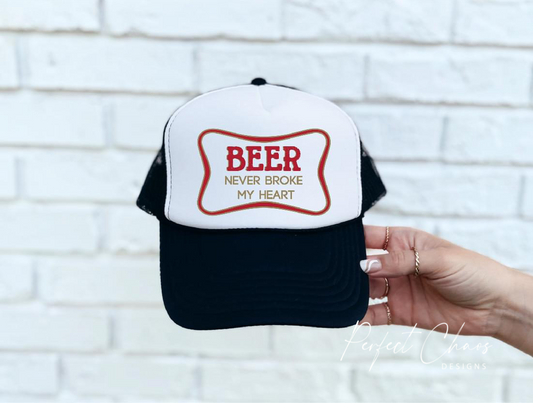 Beer never broke my heart Hat