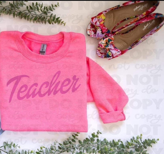 Teacher Hot Pink