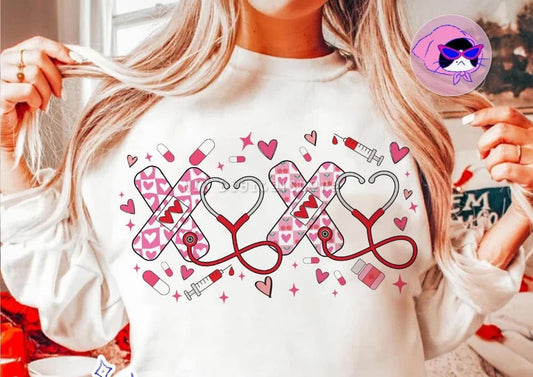 XOXO Stethoscope Valentine's