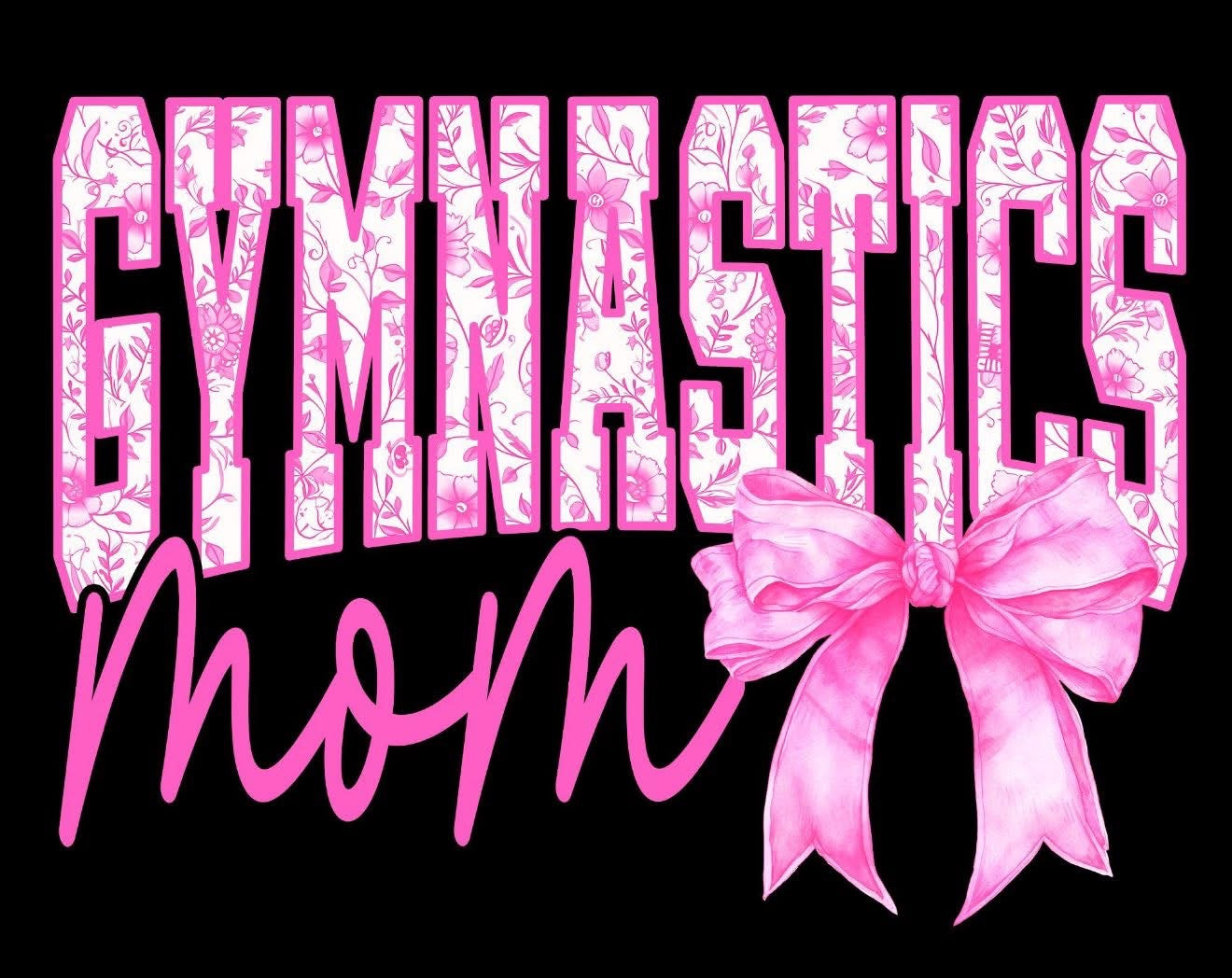 Gymnastics Mom - Pink Bow