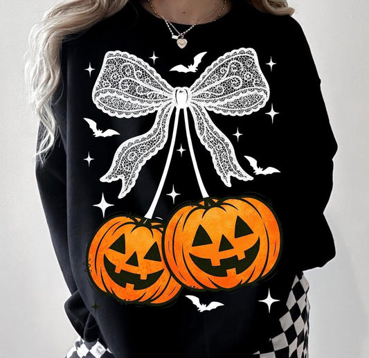 Pumpkin Lace Bow