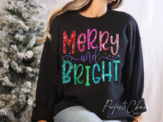 Merry and Bright Multi color Sequin Look