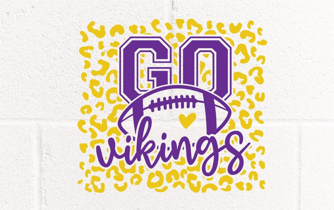 Go Vikings Leopard