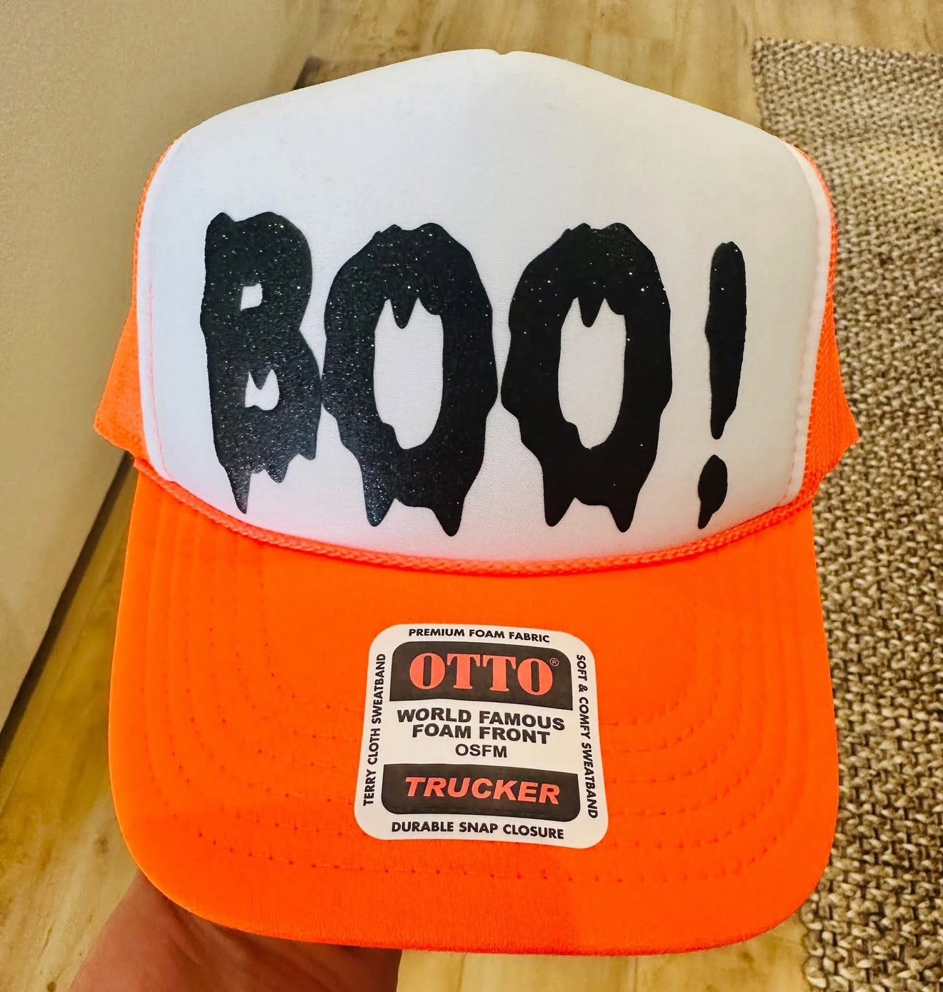 Boo Orange Hat