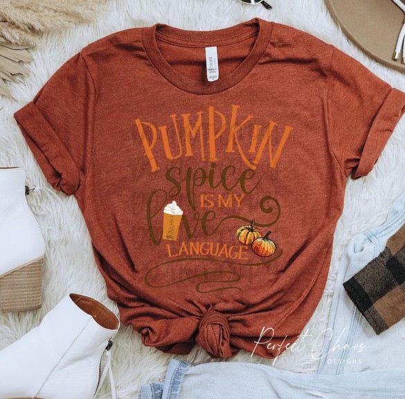 Pumpkin spice is my love language