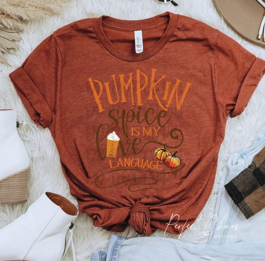 Pumpkin spice is my love language