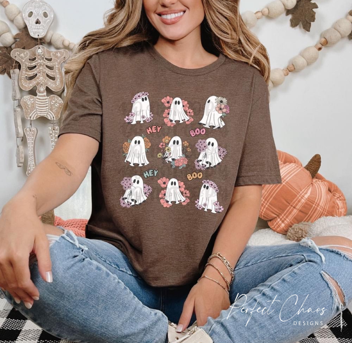 Hey Boo Ghosts Stacked