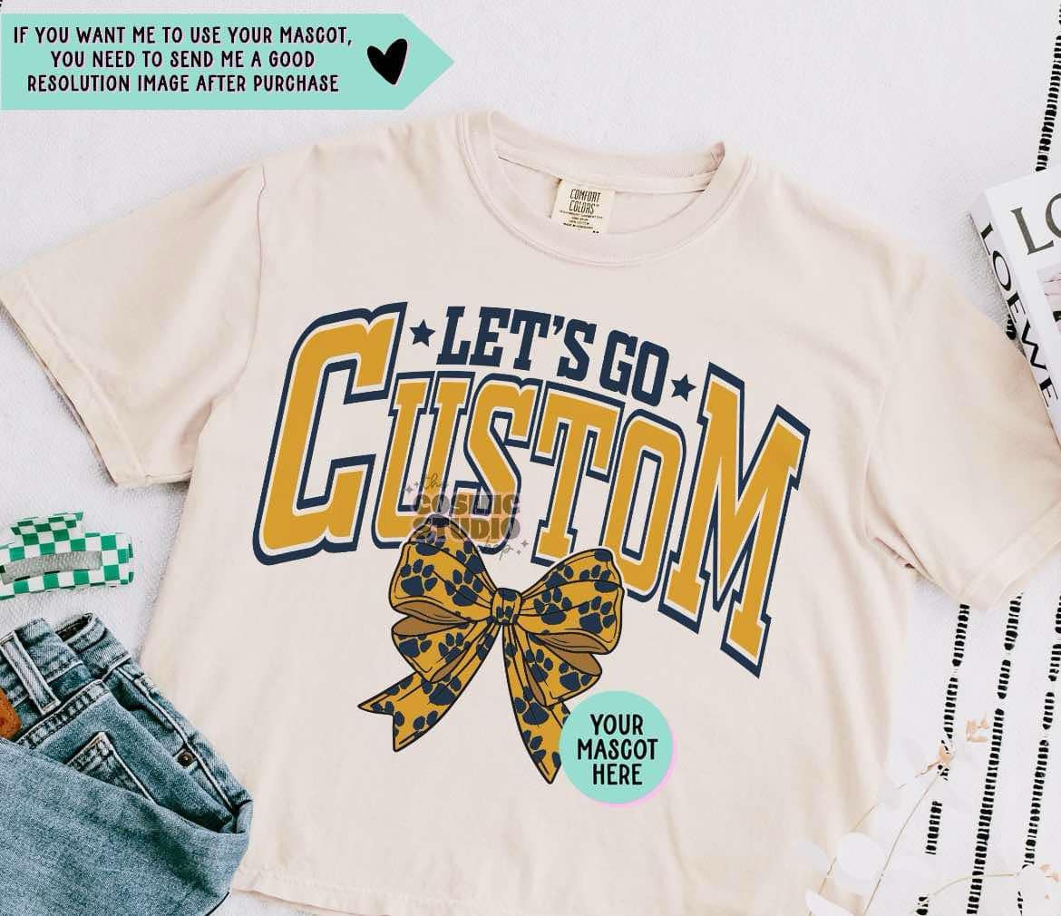 Let's Go Custom Team Bow