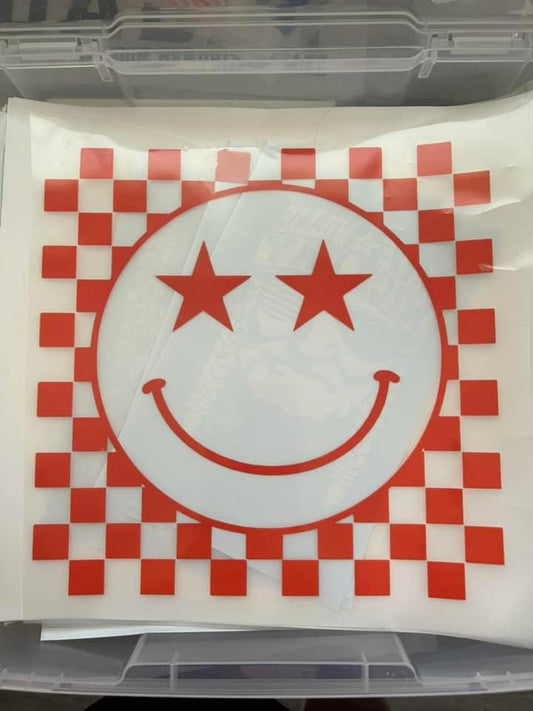 Smiley Face Checkered