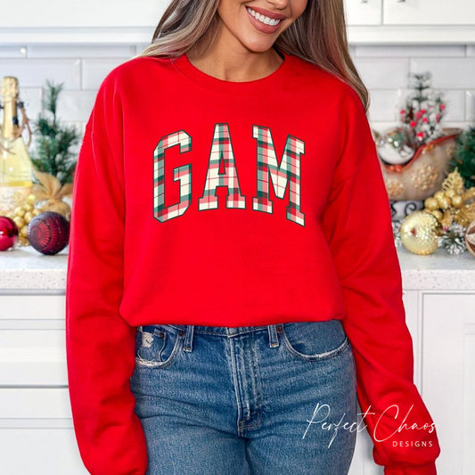 Gam Christmas Plaid