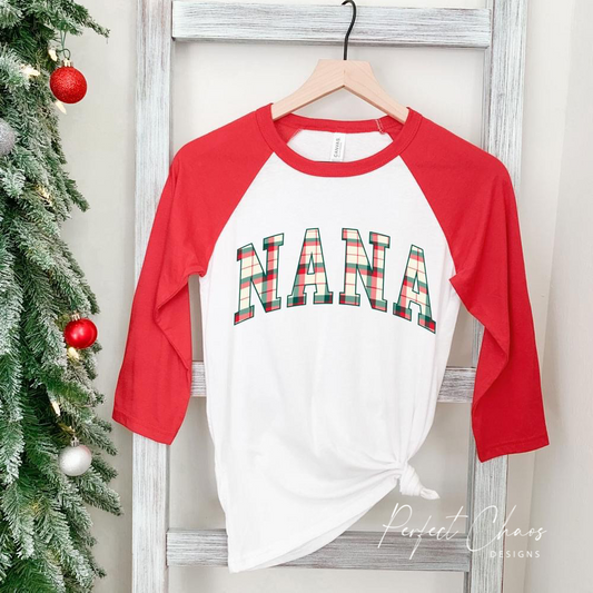 Nana Christmas Plaid