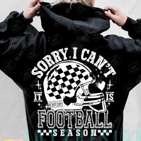 Sorry I can't it is football season