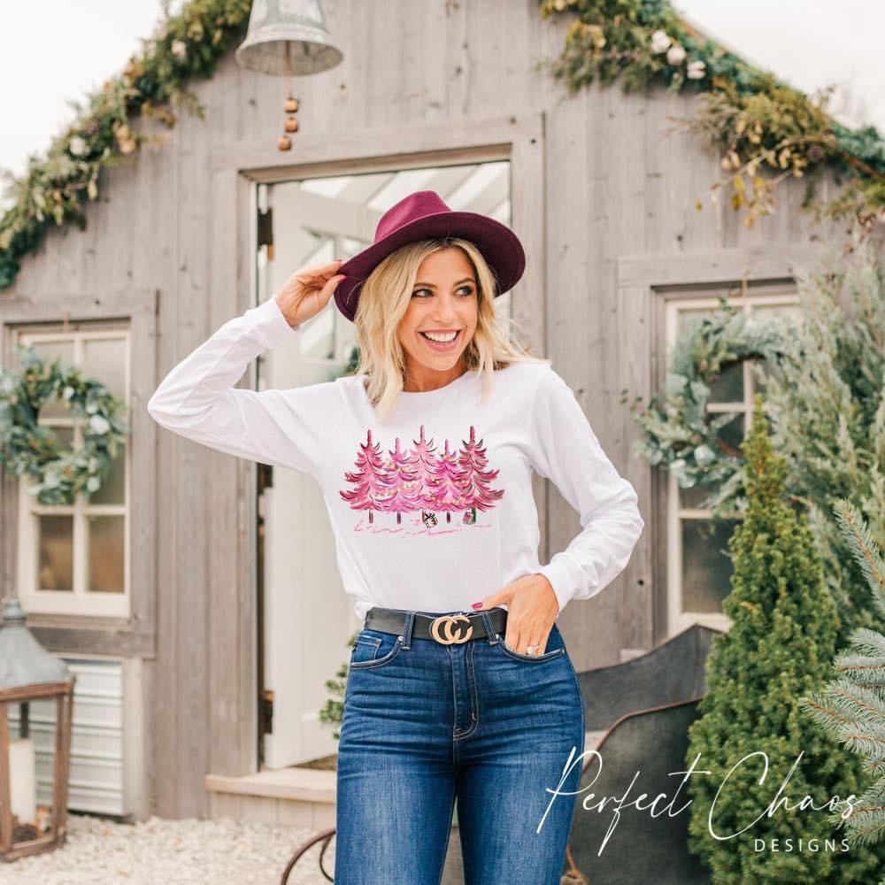 Pink Christmas Trees