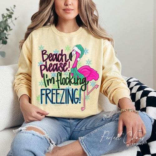 Beach Please ! I'm Flocking Freezing
