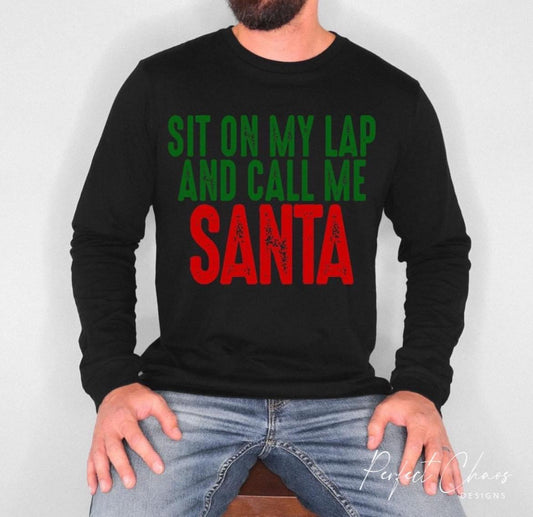 Sit on my lap and call me santa