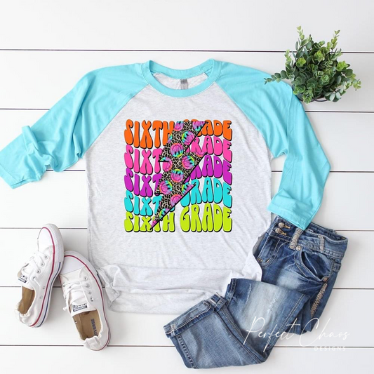 Neon Lightning Bolt - Grade Level