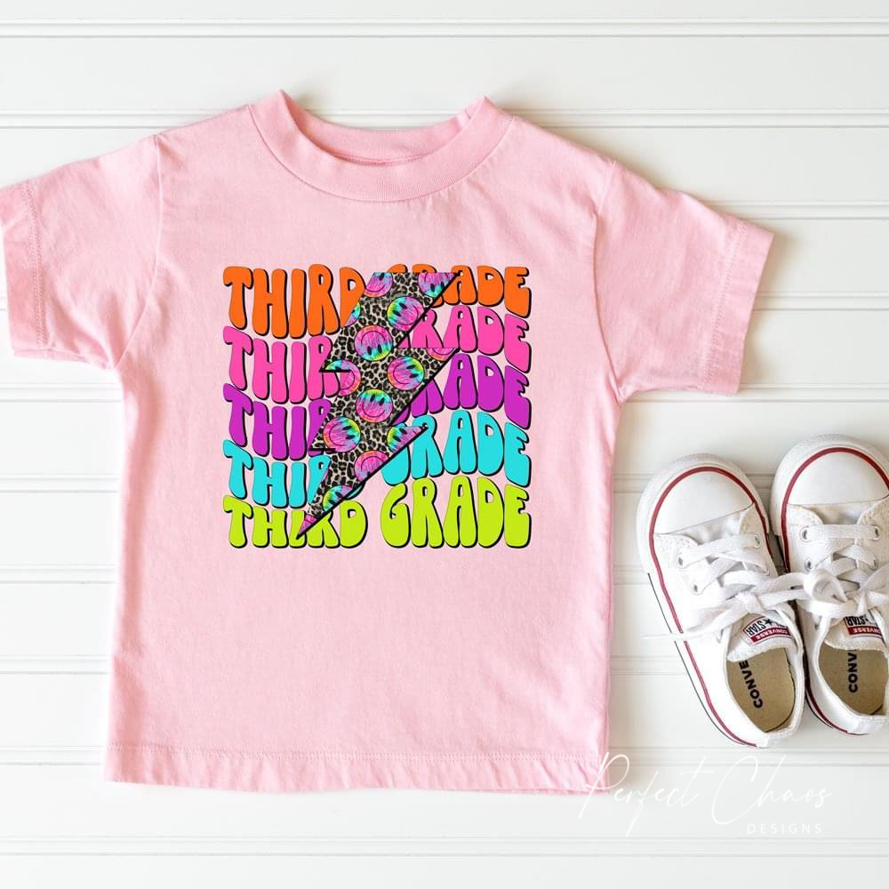 Neon Lightning Bolt - Grade Level