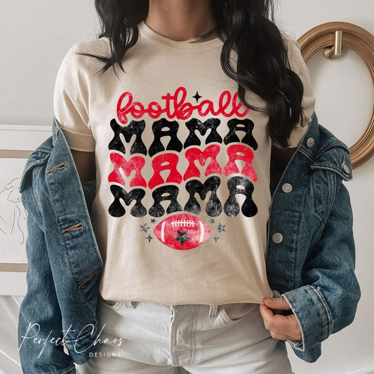 Football Mama Stacked
