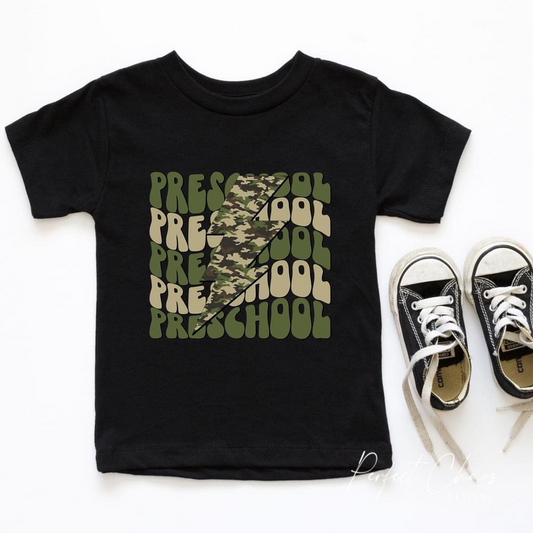 Camo Lightning Bolt - Grade Level